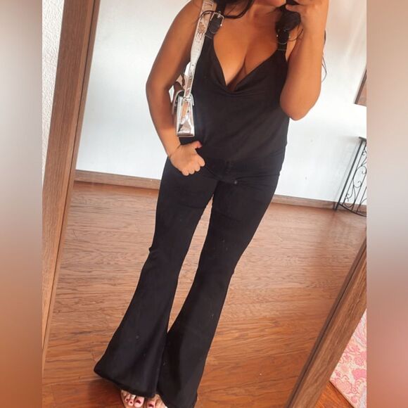 Black flared jeans - Picture 2 of 11